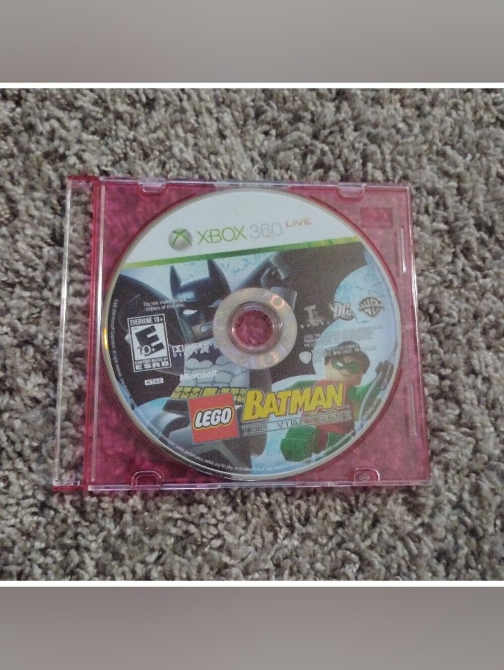 LEGO Batman: The Videogame (Xbox 360) - Game Disc Only w/ Jewel Case